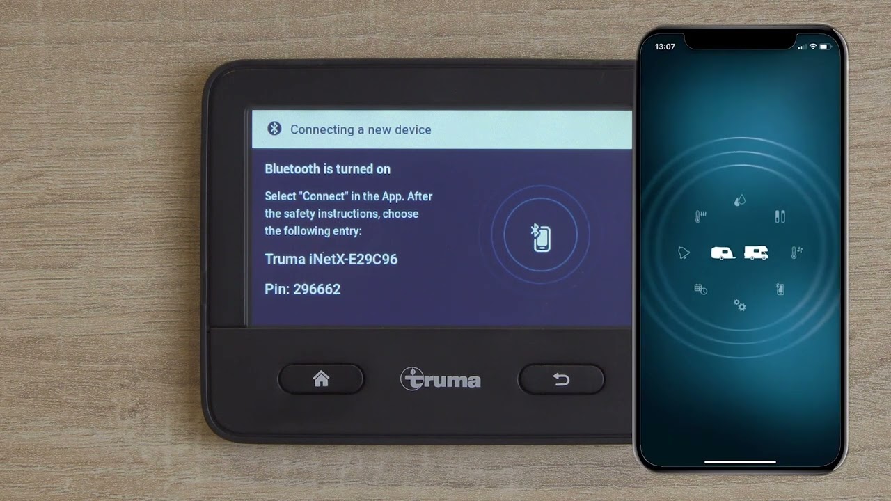 Truma iNet X Panel - Connecting the iNet X App