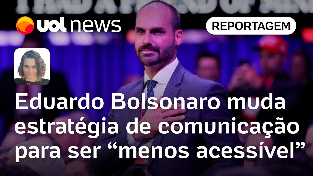 Eduardo Bolsonaro muda estratégia de comunicação para ser 'menos acessível' | Mariana Sanches