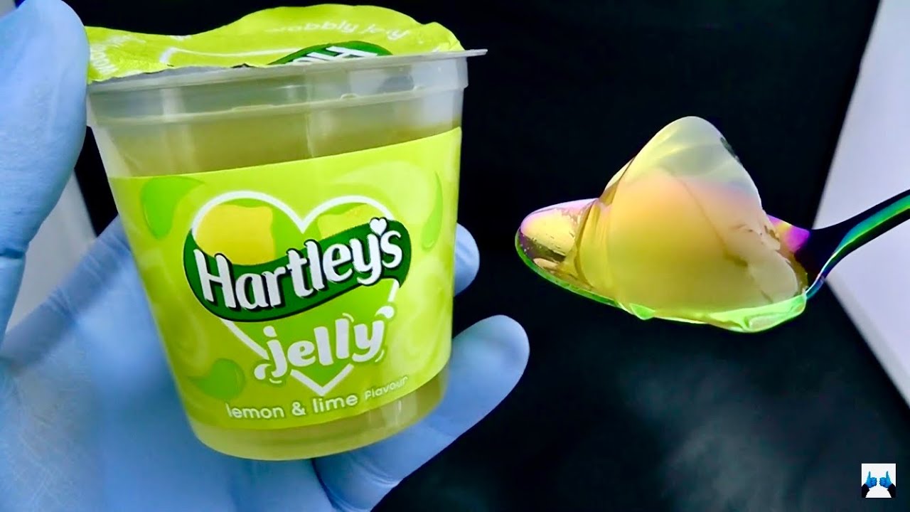 HARTLEYS JELLY LEMON & LIME FLAVOUR REVIEW TASTE TEST EATING HOW TO EAT MAKE DIY FOOD UK SNACKS