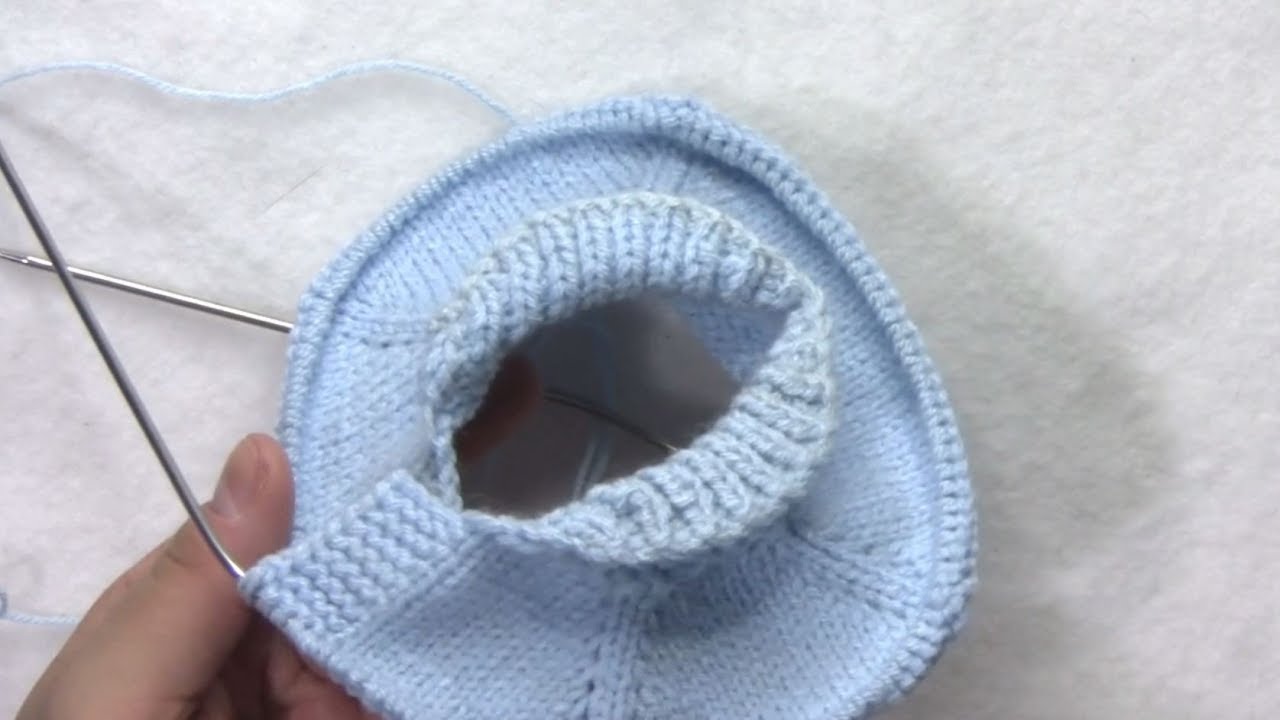 CUELLO DOBLE CURVATURA CON VUELTAS ACORTADAS - LUISINA TEJIDOS Y AMIGOS