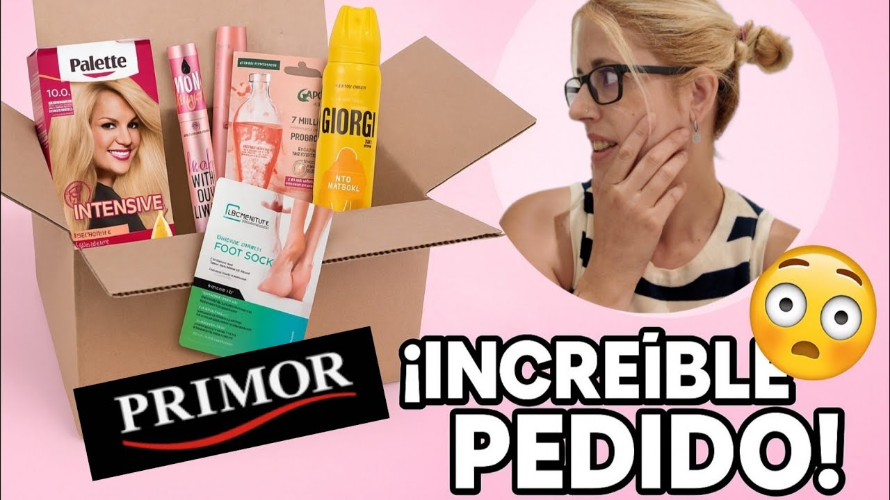 ¡ME SORPRENDIÓ LO QUE VENÍA EN MI PEDIDO DE PRIMOR! 😱 Pestañas, pies y tinte incluido