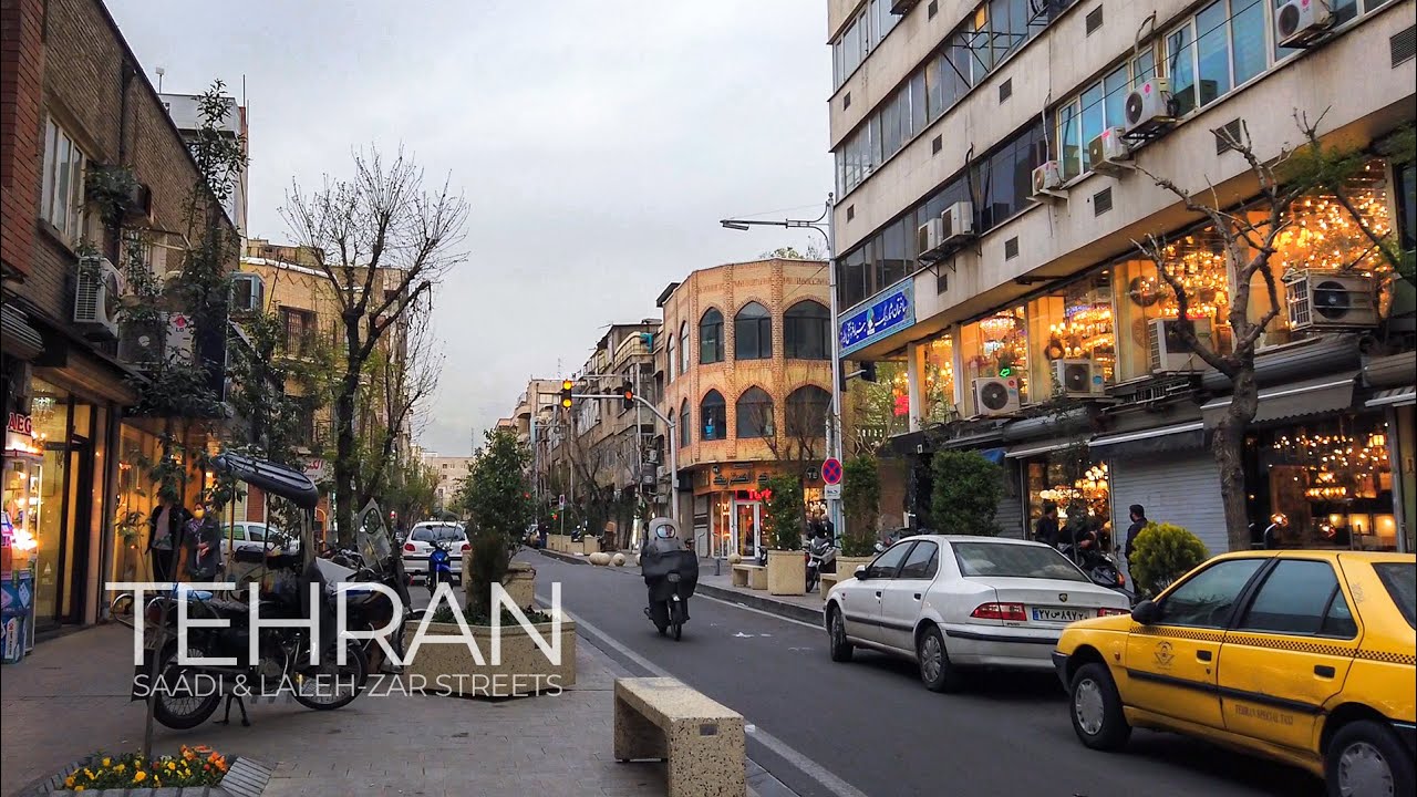 TEHRAN 2021 - Walking on Saádi & Laleh Zar Streets / تهران خیابان سعدی و لاله زار