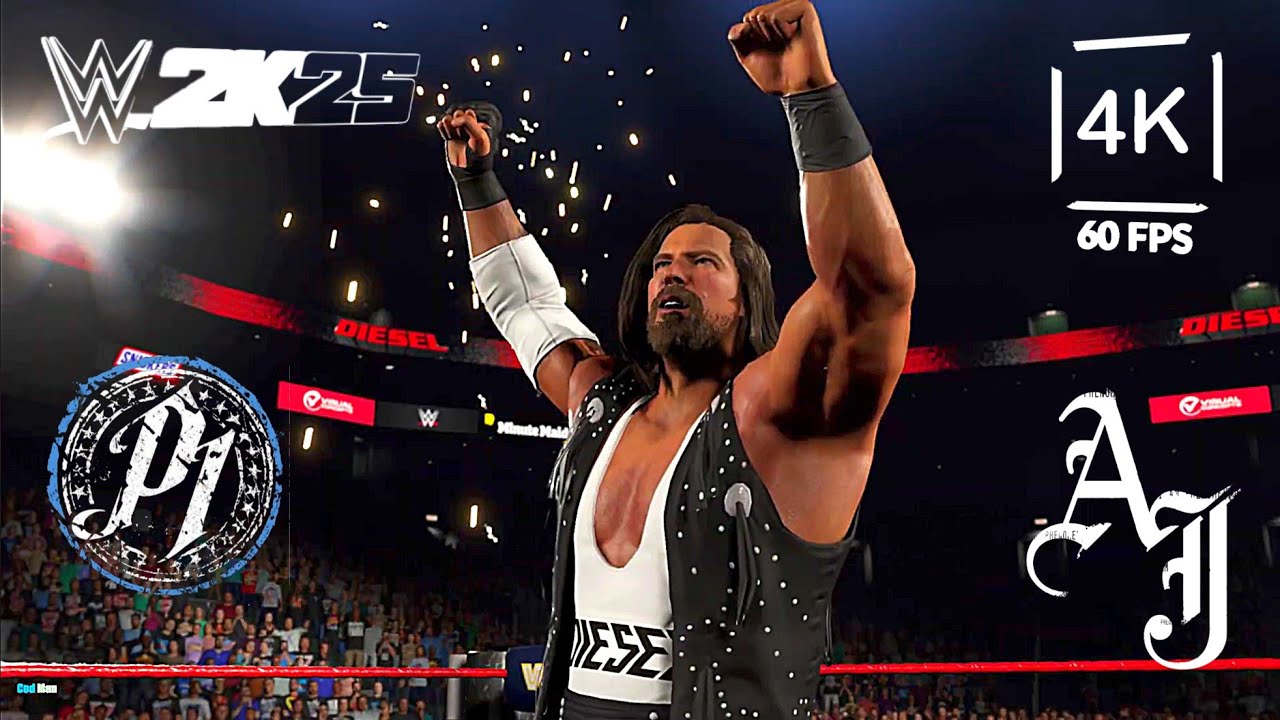 Эй Джей Стайлз против Дизеля | WWE 2K25 | Феноменальный | Матч по правилам Extreme Rules |⭐⭐⭐