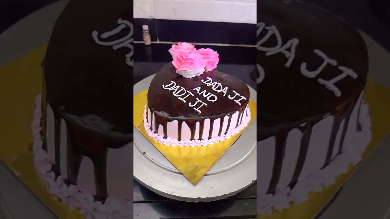 Chocolate cake design |how to make chocolate cake |#cake #viral #shorts