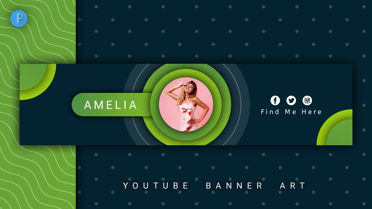 Create a Modern YouTube Banner In Just 5 Minutes Using Mobile in PixelLab