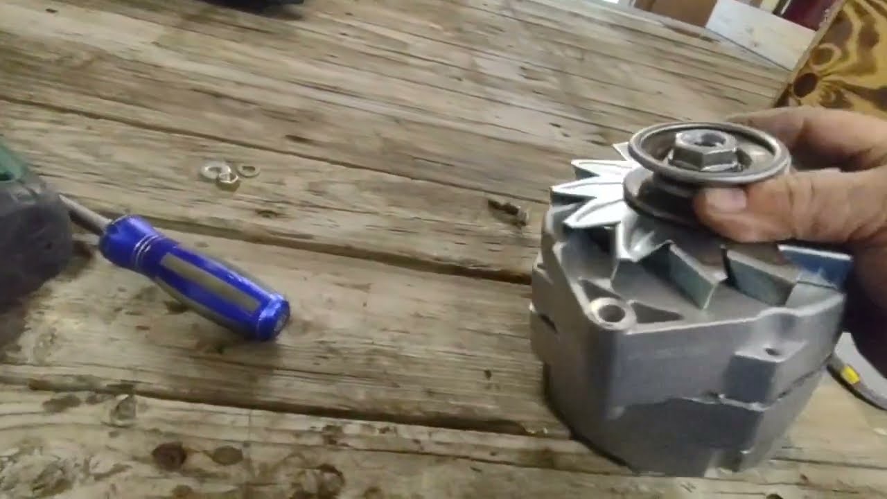 Changing from a generator to an alternator on the Allis Chalmers WD