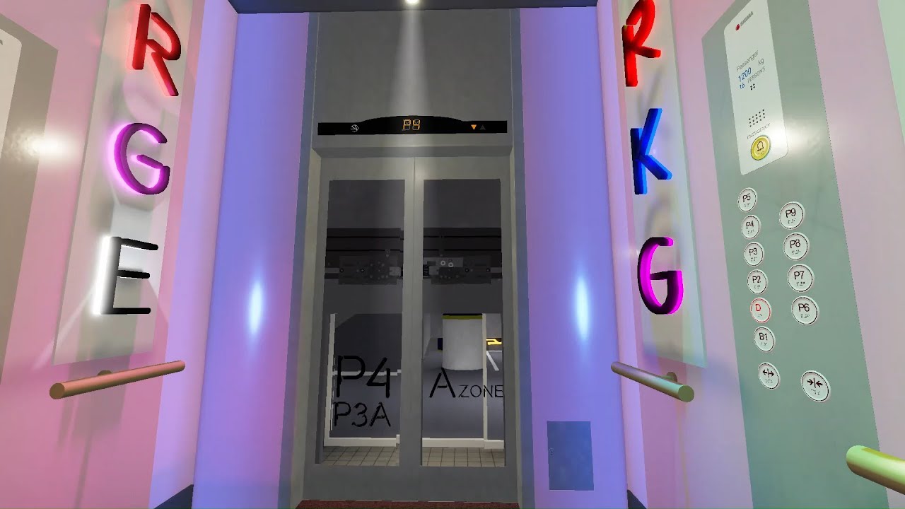 All the Lifts @ Infinity Parking Garage | Roblox
