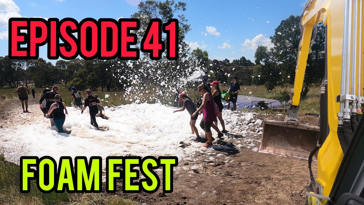 🇦🇺 Wacker Neuson EZ80 at the Melbourne 5K Foam Fest  🇦🇺