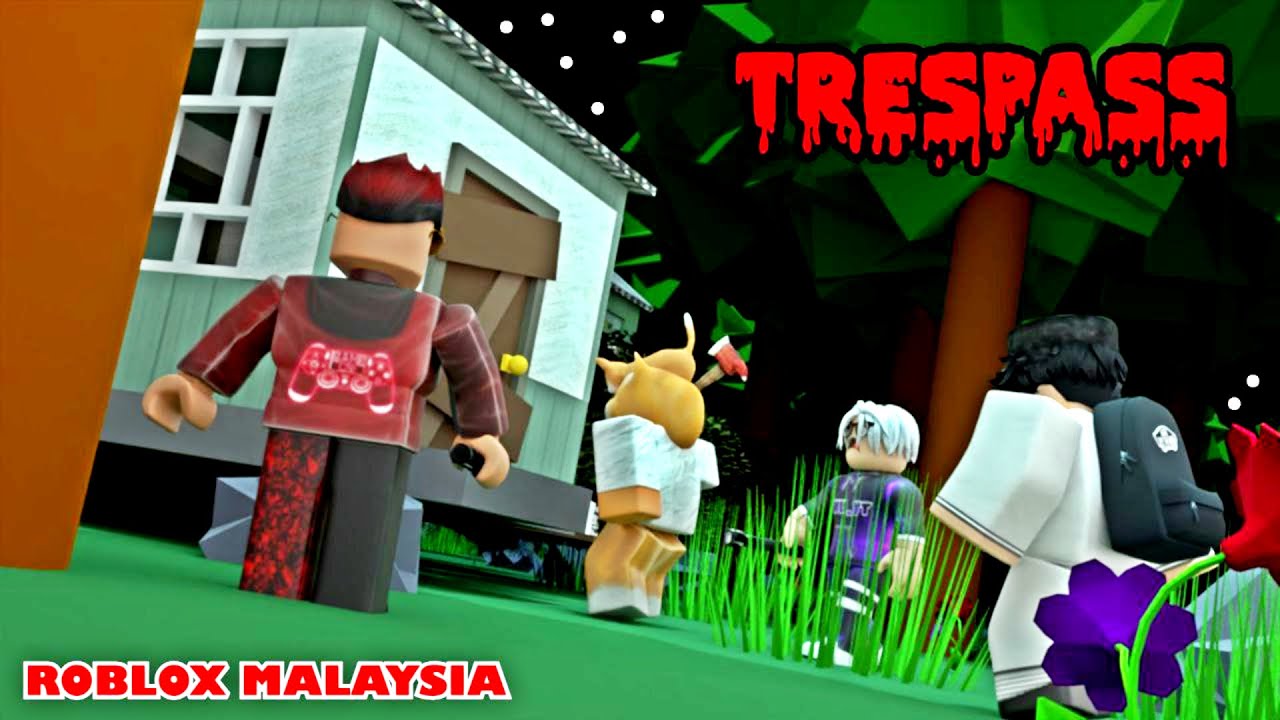 Kabin Berhantu! [TRESPASS] (Roblox Malaysia)