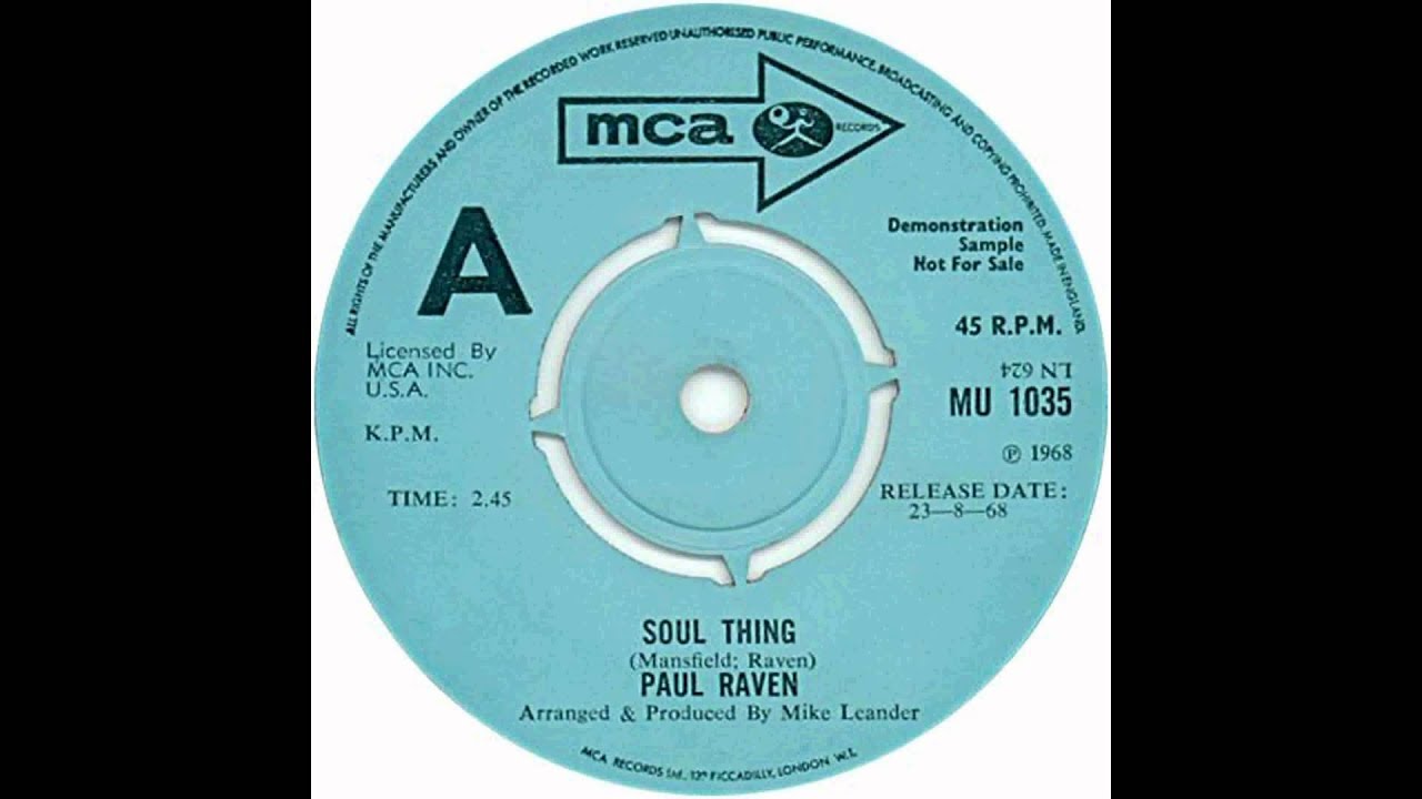 paul raven - soul thing