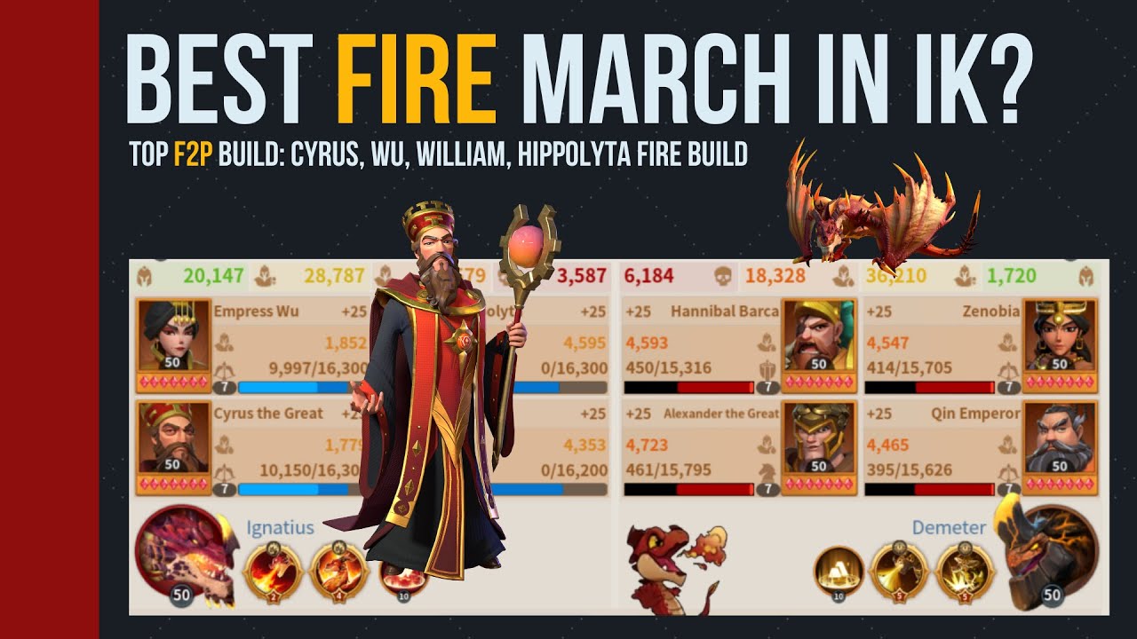 BEST FIRE BUILD EVER? Free-to-Play friendly Fire setup| Infinity Kingdom | Infinity Kingdom