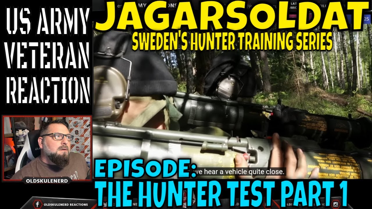 Jägarsoldat 16 THE HUNTER TEST PART 1 | OLDSKULENERD REACTION | Sweden's Hunter Training Series