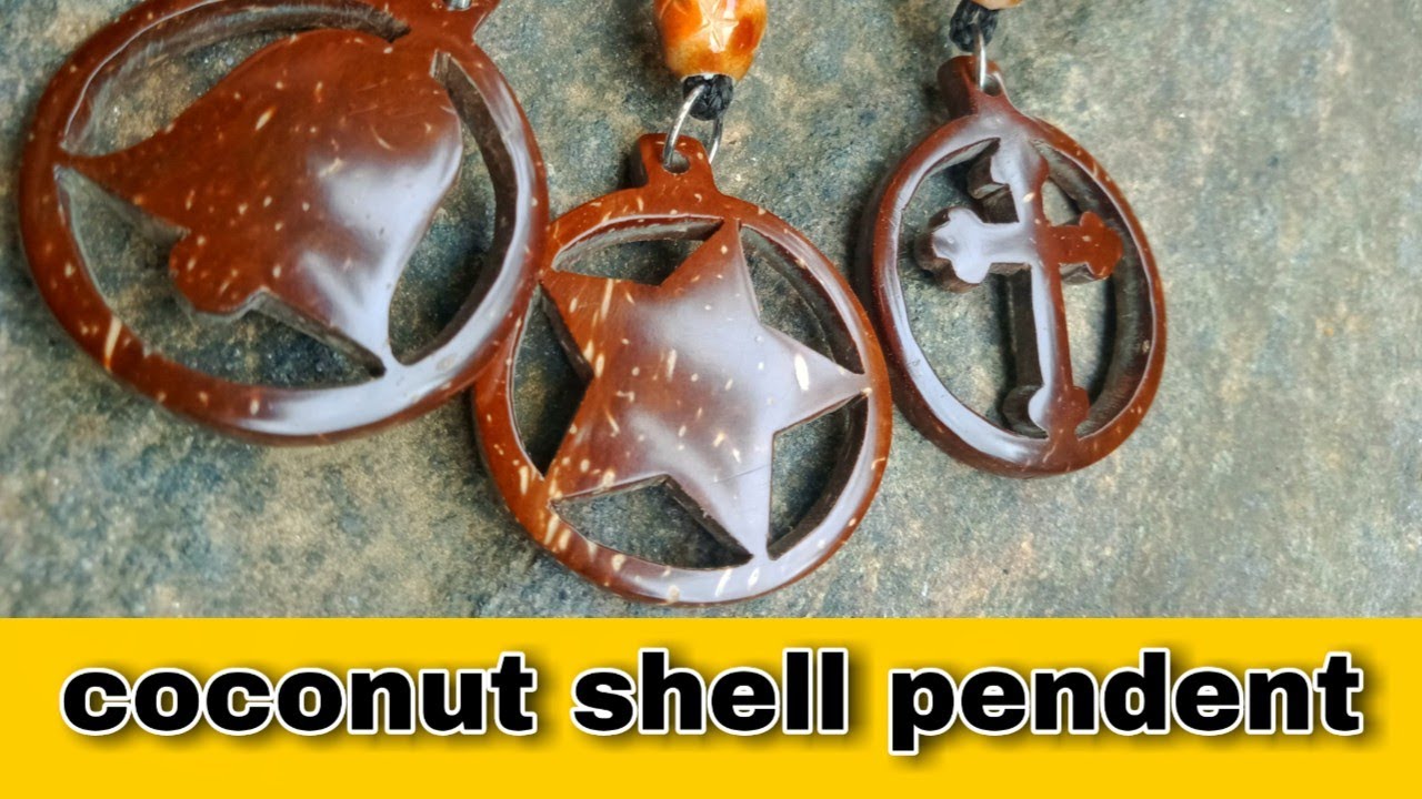 coconut shell christmas pendant craft #christmas craft @sltrbro