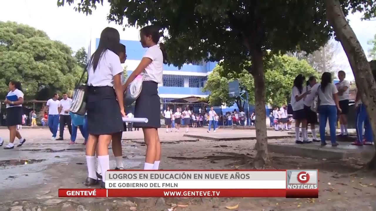Logros en eduación en nueve años de gobierno del FMLN