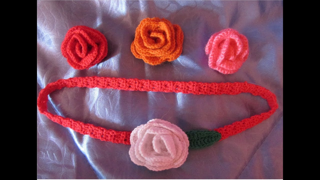 Cum facem trandafir crosetat -  cea mai simpla varianta - foarte usor si rapid