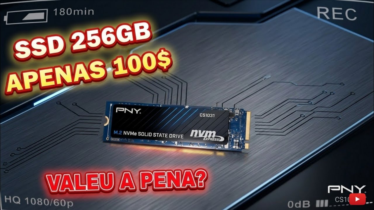 SSD NVMe 256 gb  por R$ 100 em 2026? Valeu a pena esse garimpo? #PCGamer barato 2026