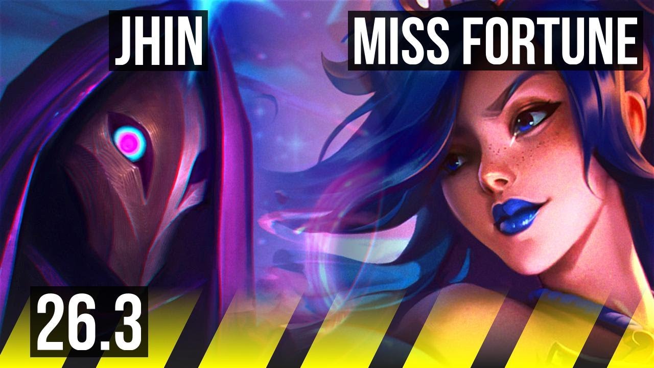 JHIN & Bard vs MISS FORTUNE & Orianna (ADC) | KR Master | 26.3