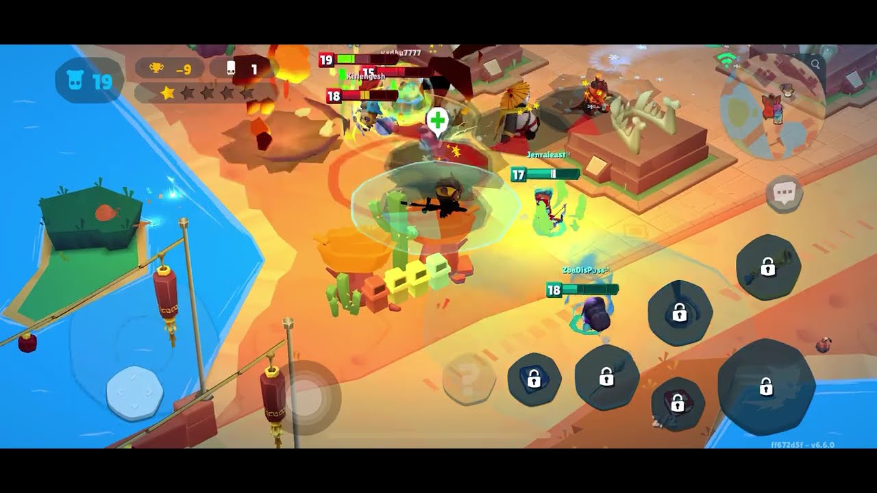 4-team dogpile by fossils, defib contacts and dr coat healing ftw! Jade pushes back Betsy sniper!
