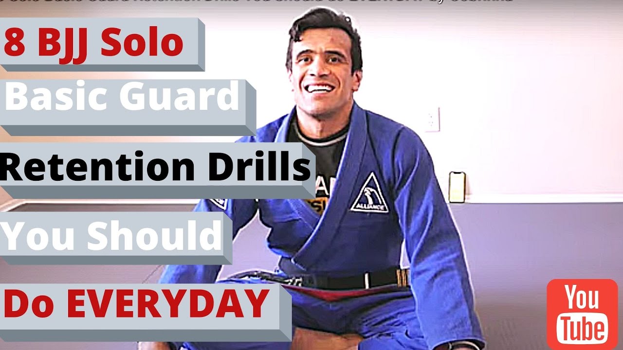 8 BJJ Solo Basic Guard Retention Drills You Should do EVERYDAY | Cobrinha BJJ