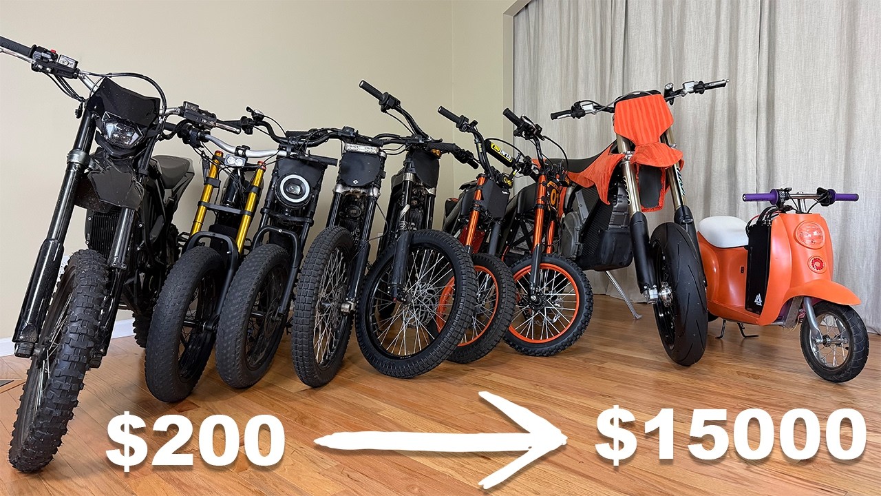 Every E-Bike I Own &mdash; All 9 Ranked