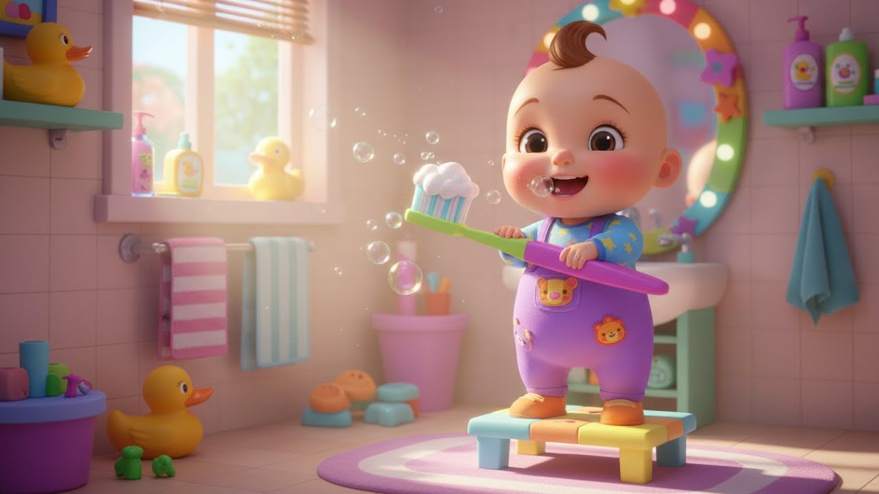 Canción de Rutina Morning Sunshine ☀️🌈 | Canciones infantiles educativas | Baby Song Español para