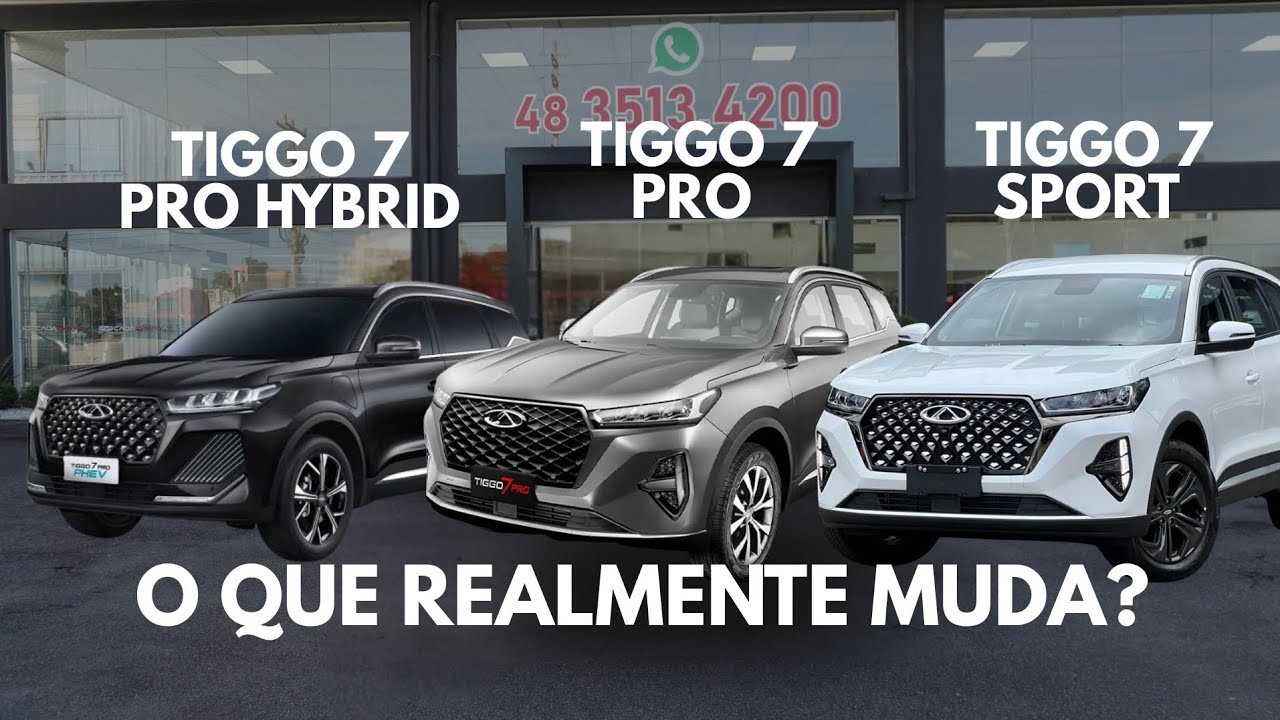Não compre um Tiggo 7 antes de ver isso | Sport x Pro x Hybrid