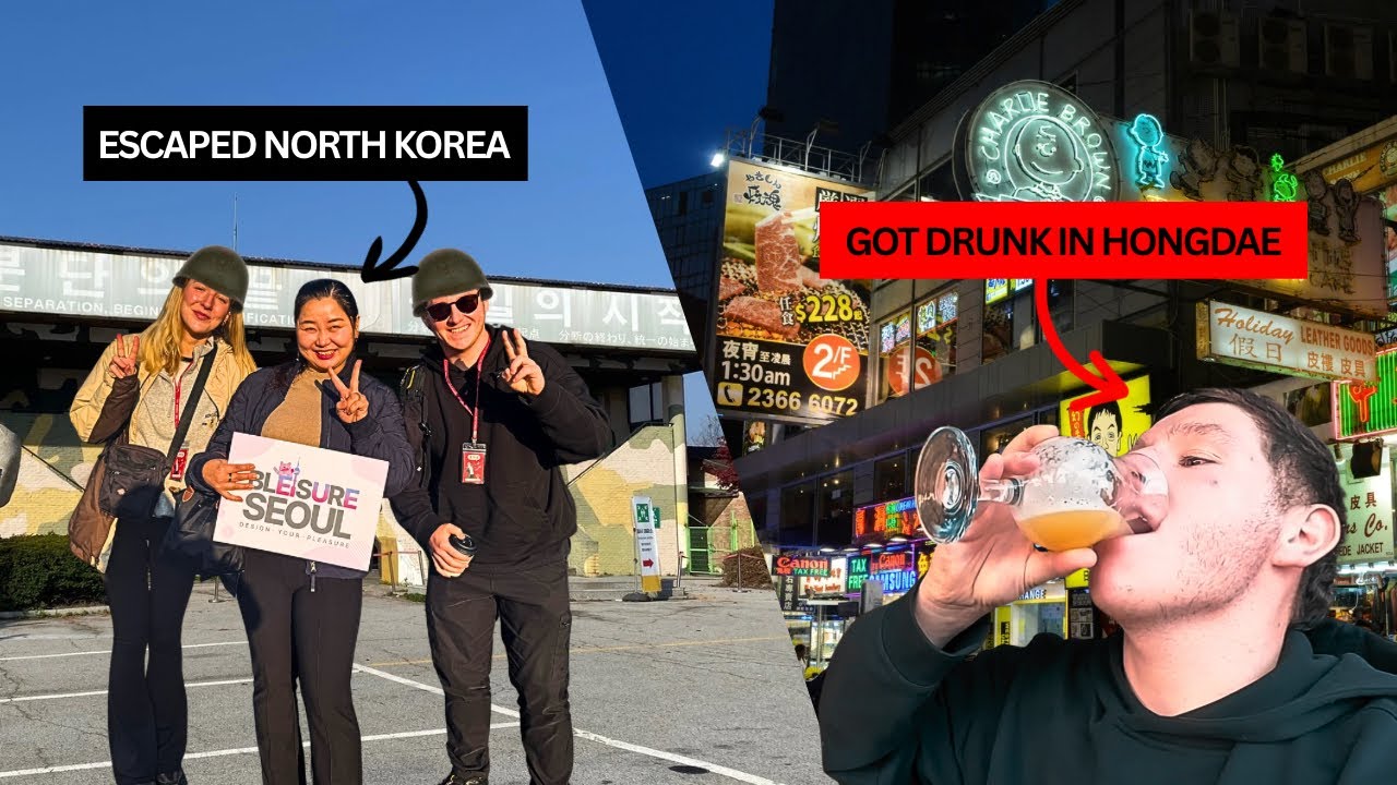 I interviewed a NORTH KOREAN DEFECTOR and then got DRUNK in HONGDAE SEOUL