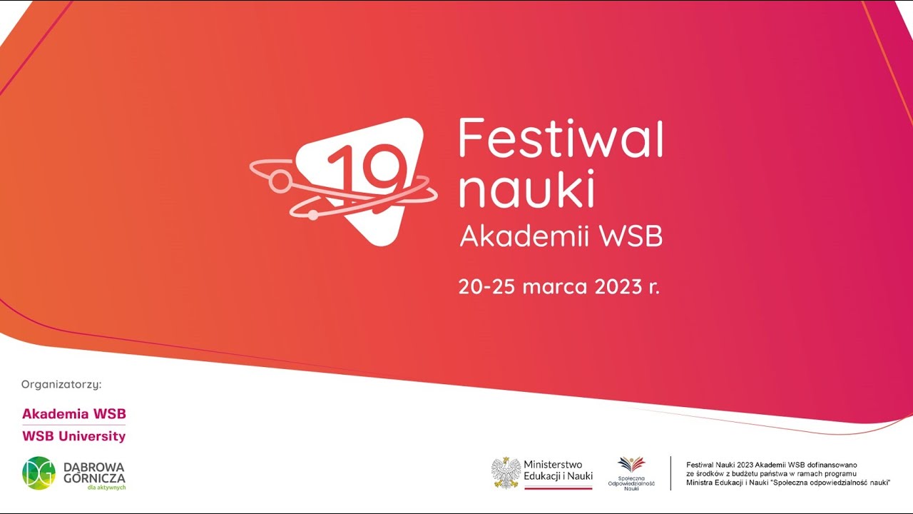 19. Festiwal Nauki Akademii WSB - W jaki sposób hormony rządzą naszymi emocjami?