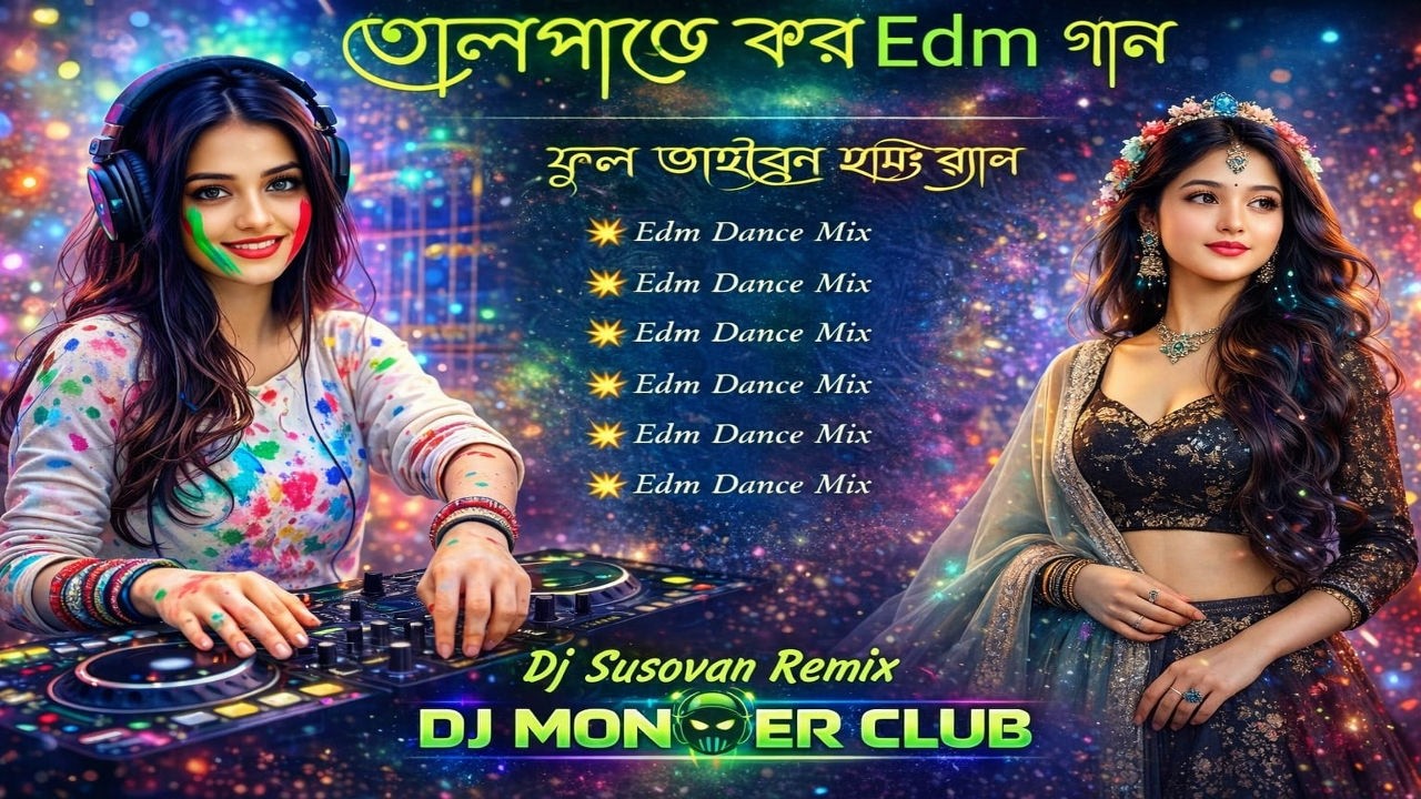 🔥 তোলপাড় করা Bengali EDM Dance Mix 🔥 | ফুল ভাইব্রেশন DJ Remix | DJ MONSTER CLUB