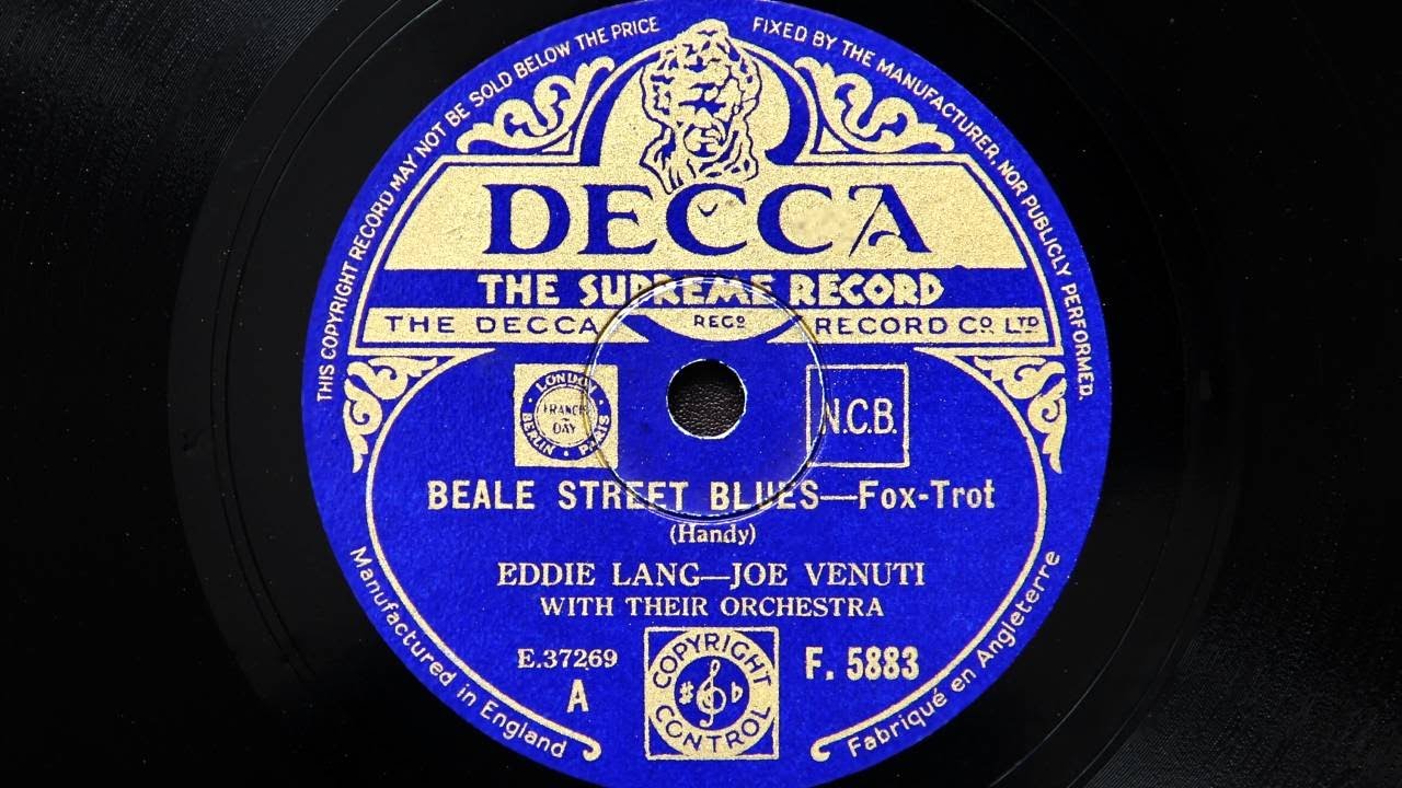 Joe Venuti-Eddie Lang and Their All Star Orchestra – Beale Street Blues (1931)
