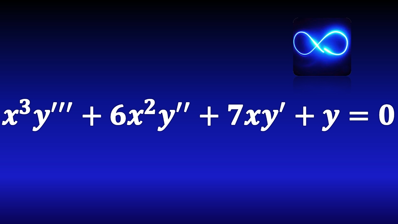 117. Ecuación diferencial de Cauchy Euler de tercer orden, raíces repetidas EJERCICIO RESUELTO