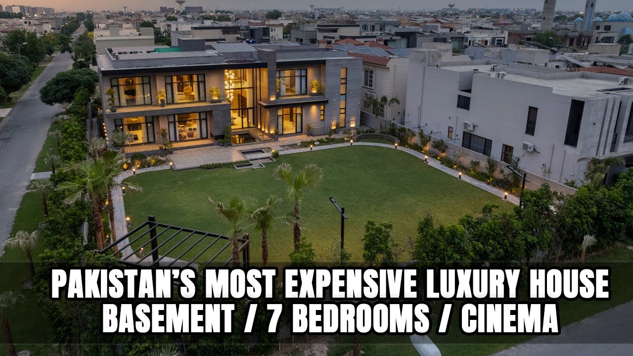 4 Kanal Pakistan's Most Expensive Luxury House by Mazhar Munir Phase 6 DHA, Lahore - Pakistan