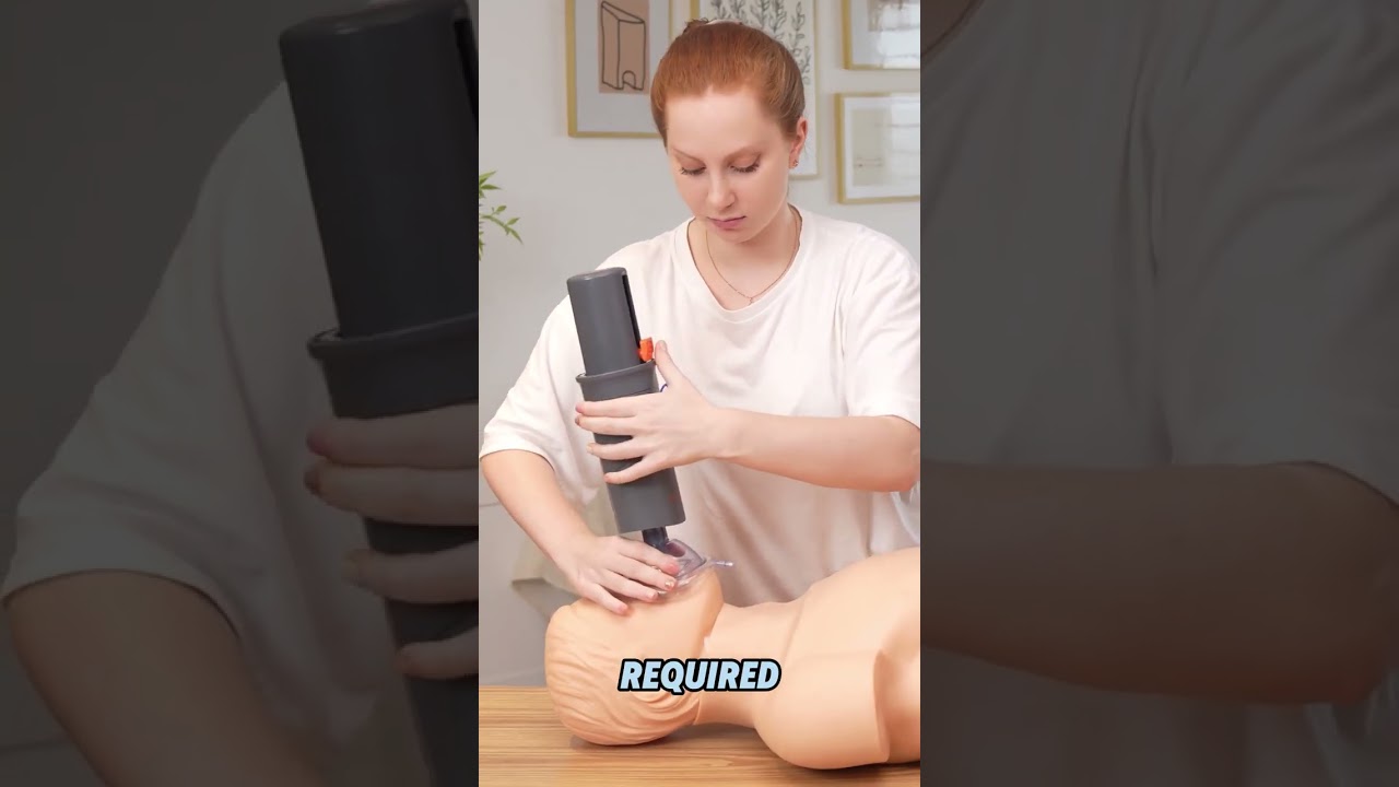 Automatic anti choking device uses powerful suction to clear airways and save lives in seconds!