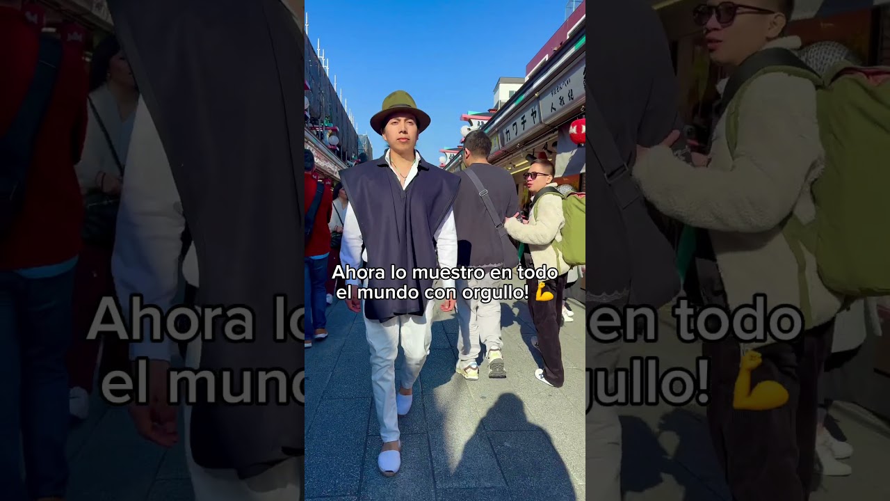 Orgulloso de ser ind&iacute;gena. #ecuador #cultura #ind&iacute;genas #ropa