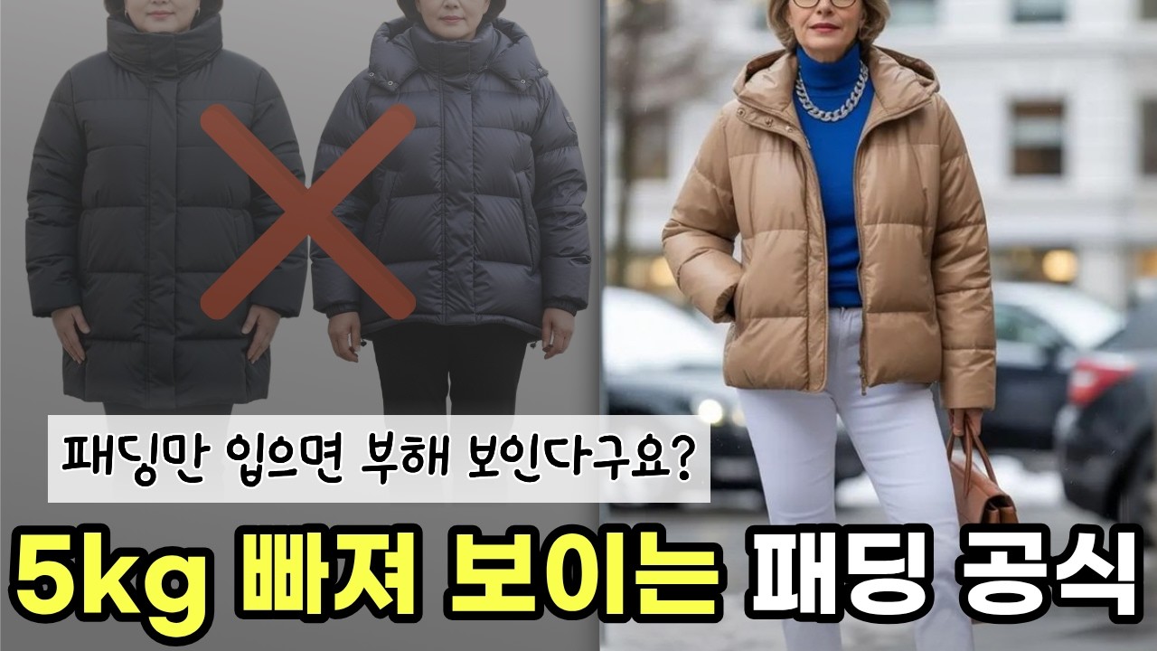 (-5kg) 날씬해 보이는 패딩 고르는 꿀팁!