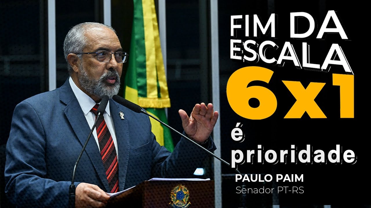 Fim da Escala 6x1 é prioridade