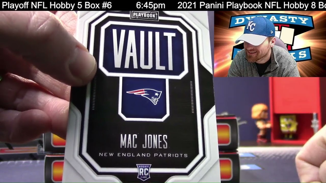 2021 Playbook Football Card 8 Box Half Case Break #1   Sports Cards