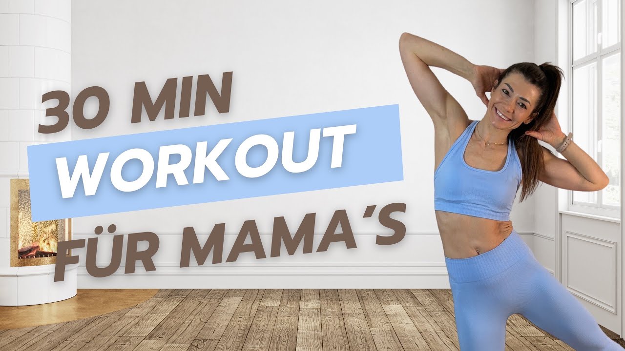 Ganzkörper Mama Workout | Ohne Sprünge | Beckenboden- & Rektusdiastase-freundlich 