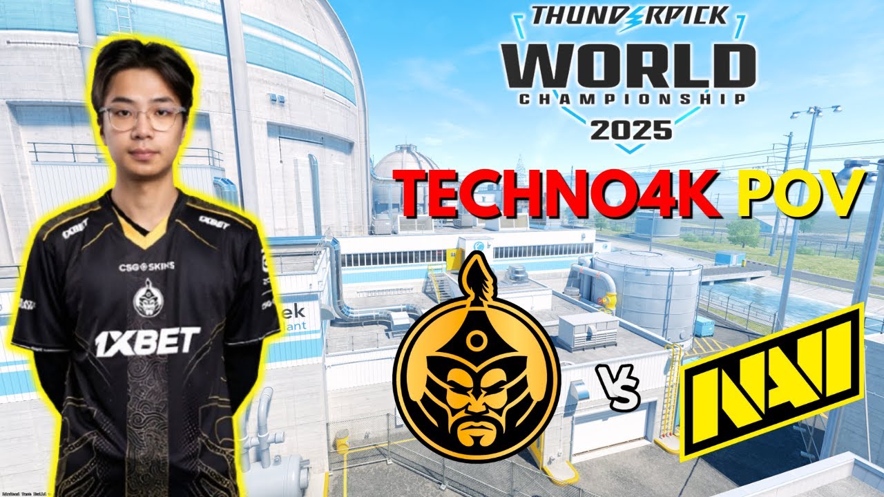 Techno4K POV | TheMongolZ vs NatusVincere (18/6/11) CS2 Thunderpick World Championship 2025