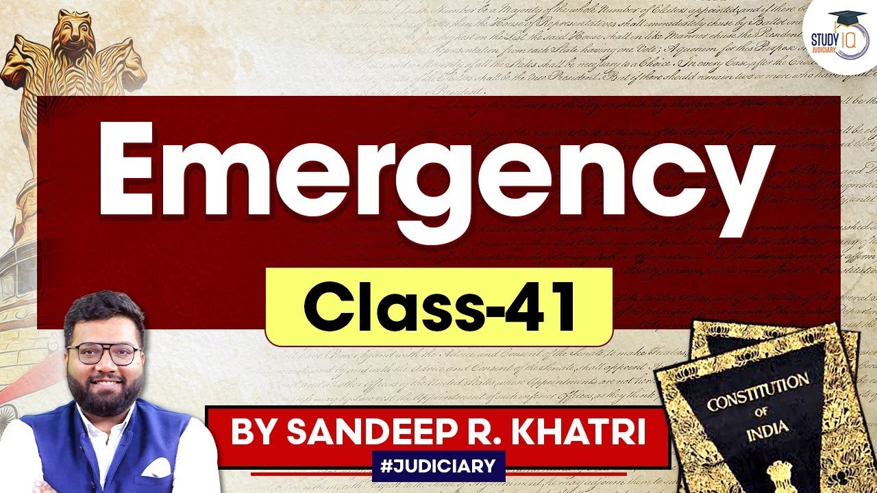 Emergency | Constitution | StudyIQ Judiciary