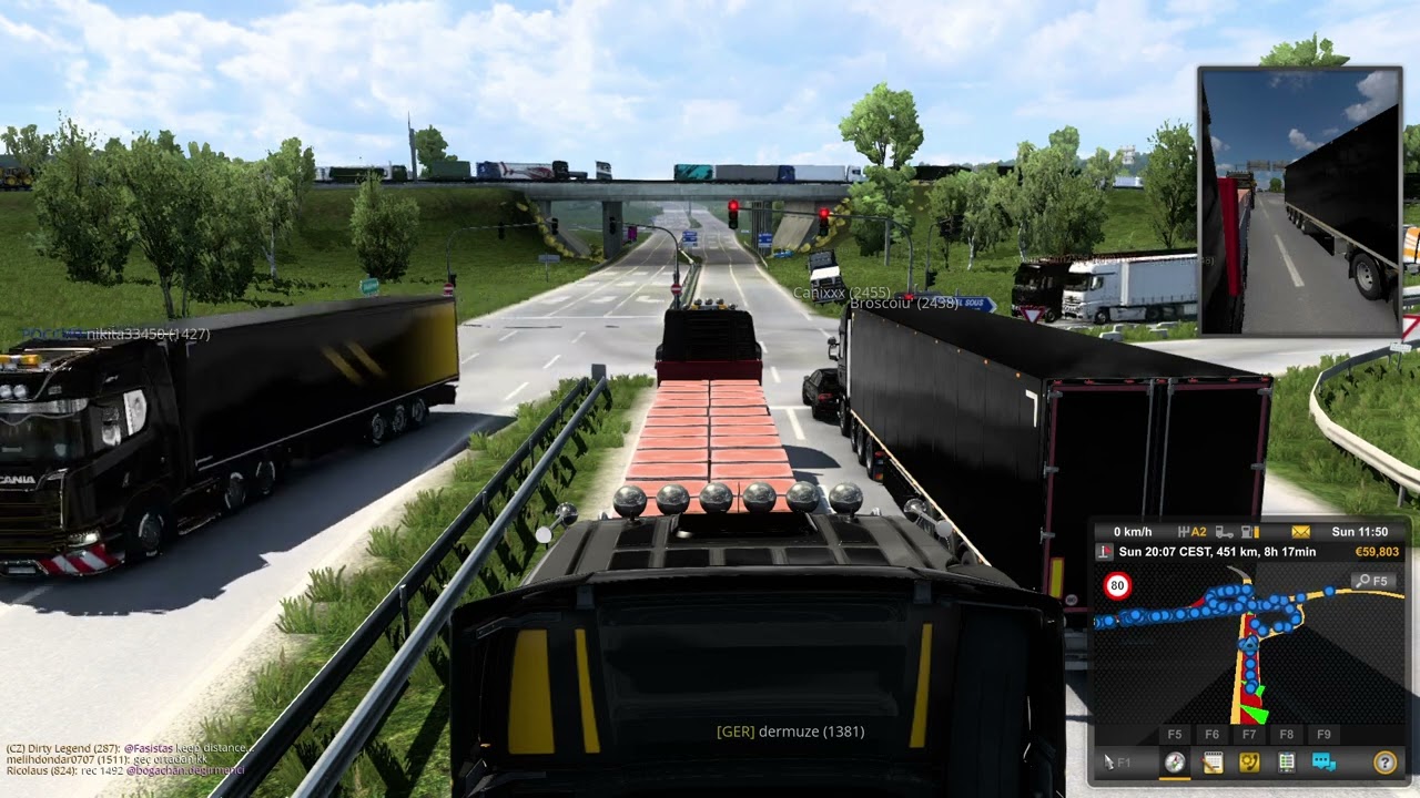 Euro Truck Simulator 2 - Calais To Duisburg - The Best Route