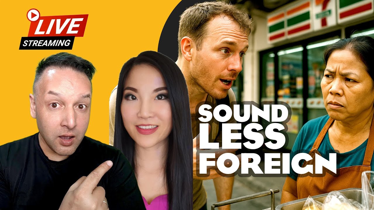 THAI COLLAB LIVESTREAM - 'How to Sound More Native in Thai as a Foreigner' ‪@ThaiWithSarah