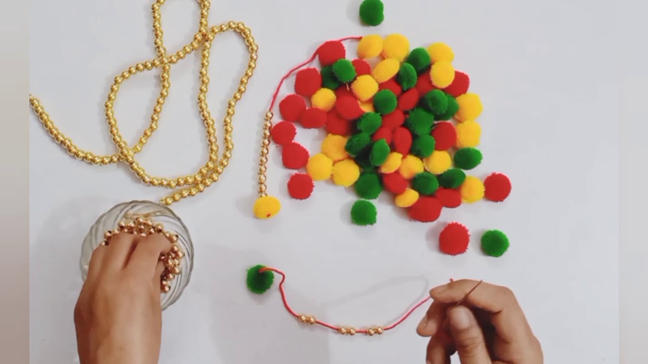 how to make bandarwal, easiest way of making door hanging....