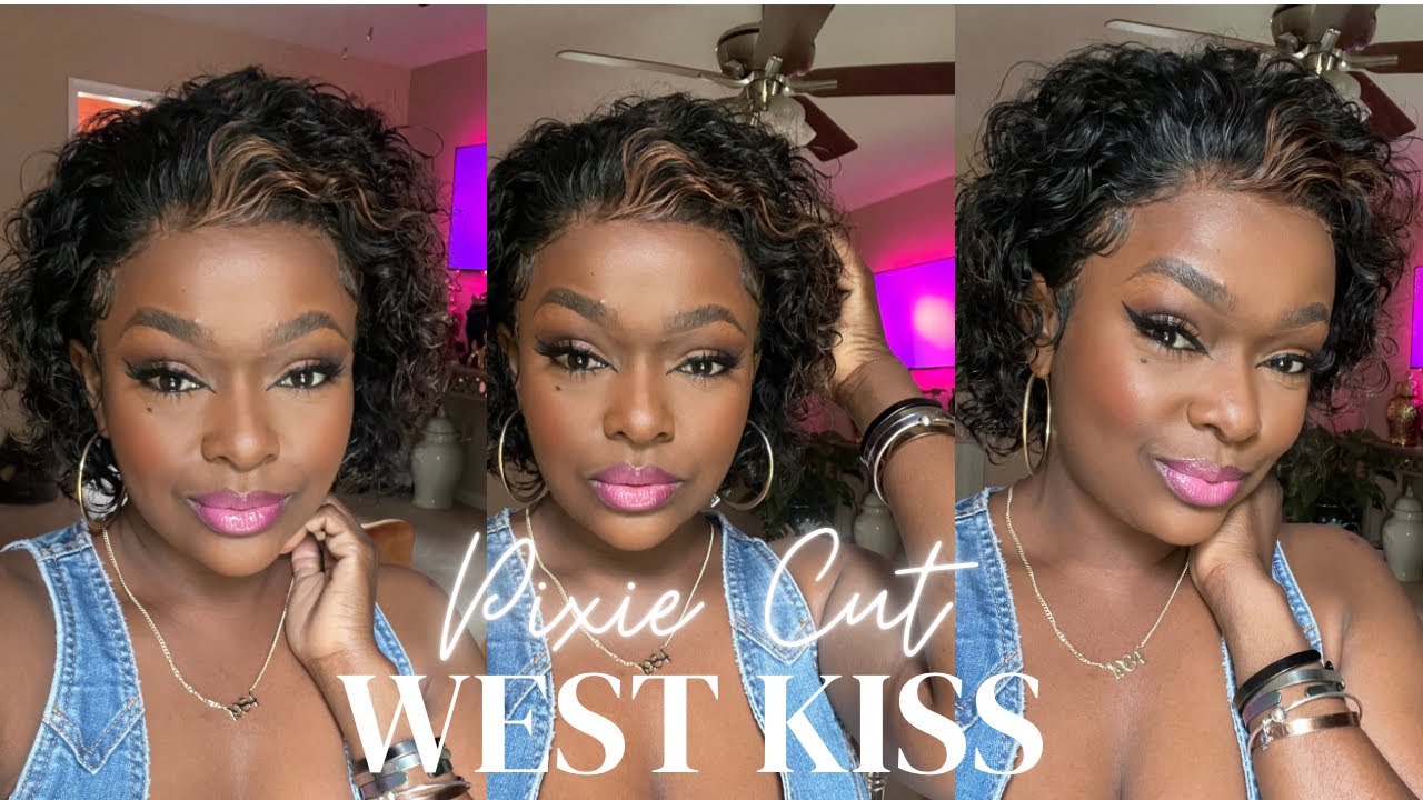 13x1 Lace😱 | Pixie Cut | $40 Short Curly 6 Inch Human Hair | Pre Plucked ft West Kiss