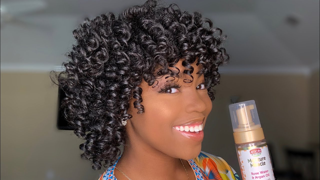 BEST PERM ROD SET! Using African Pride Moisture Miracle Products.