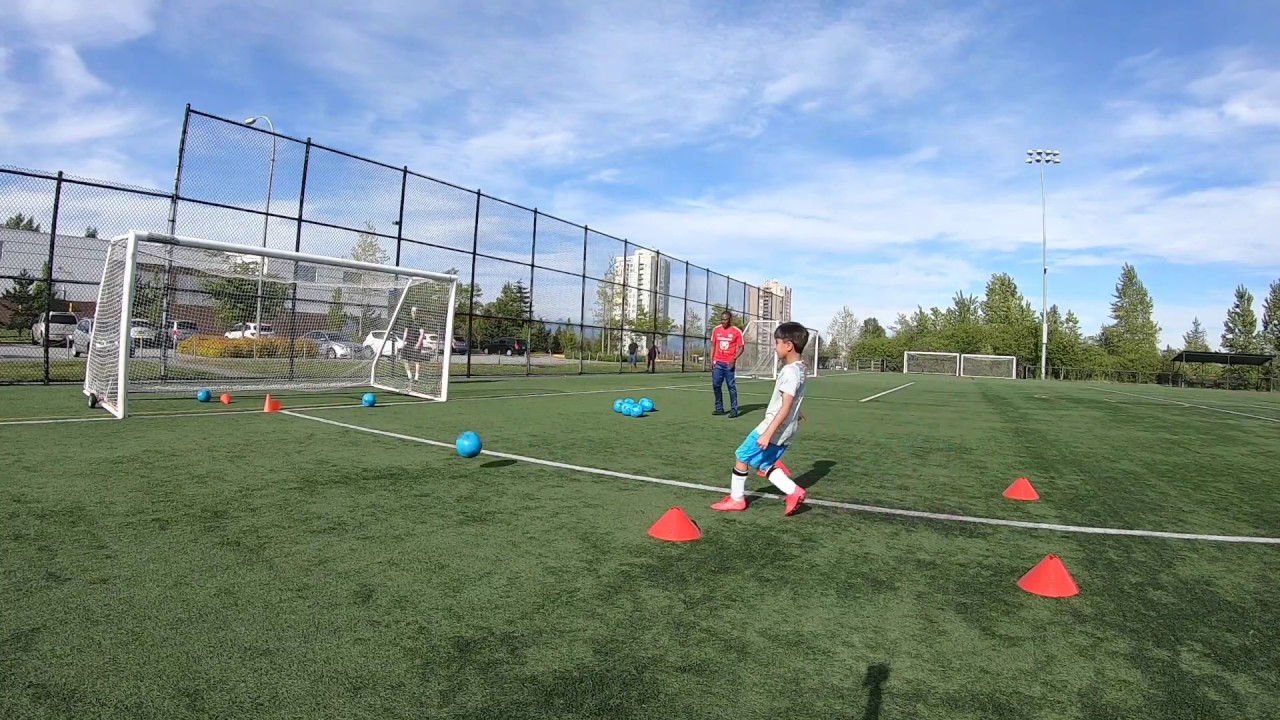 U6 Passing and Receiving Soccer Drill