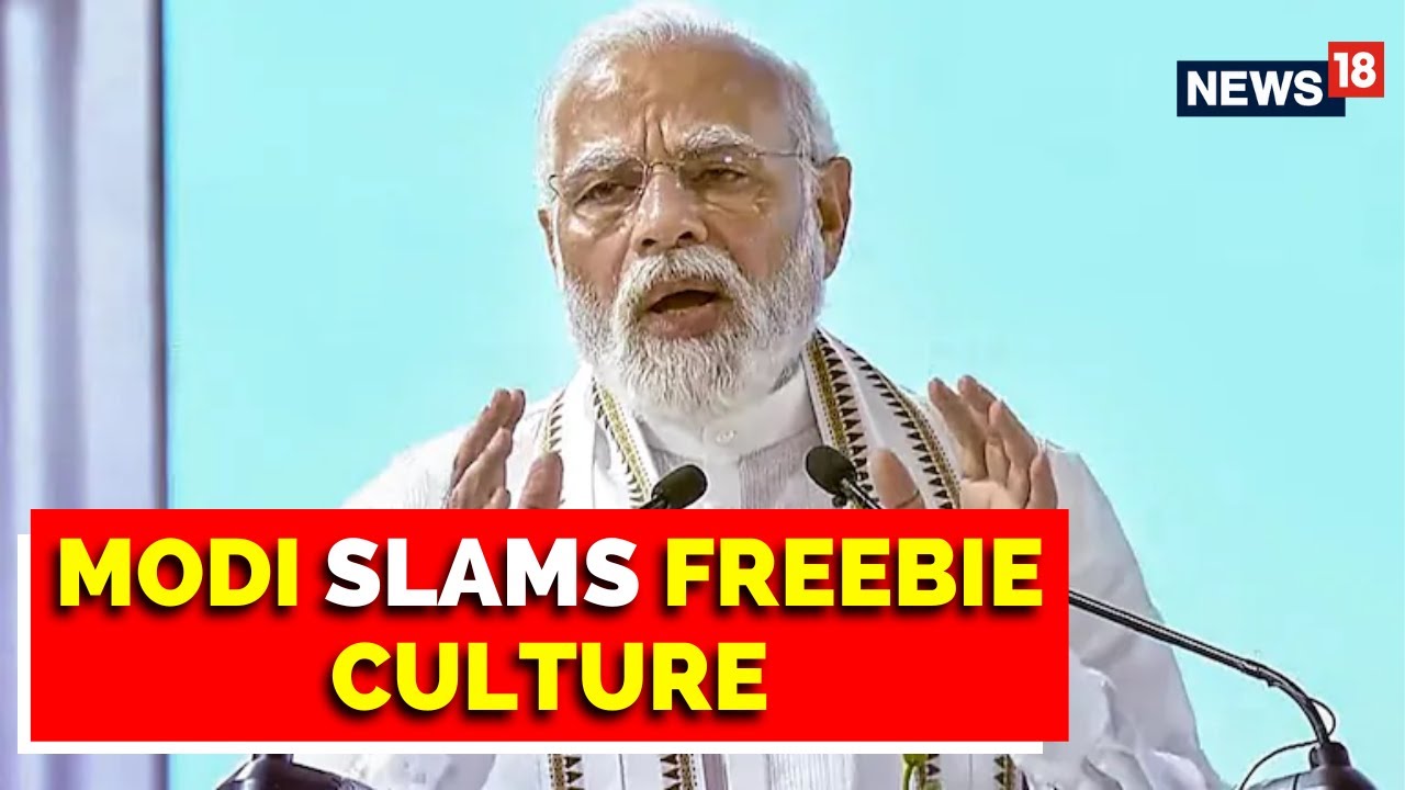 PM Modi Slams Freebie Culture | Modi Take On opposition | English News