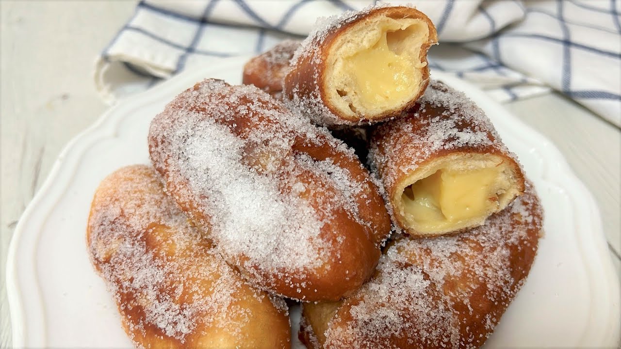 Xuxo o pepitos de crema. Un dulce que te transportará a tu niñez! Deliciosos!