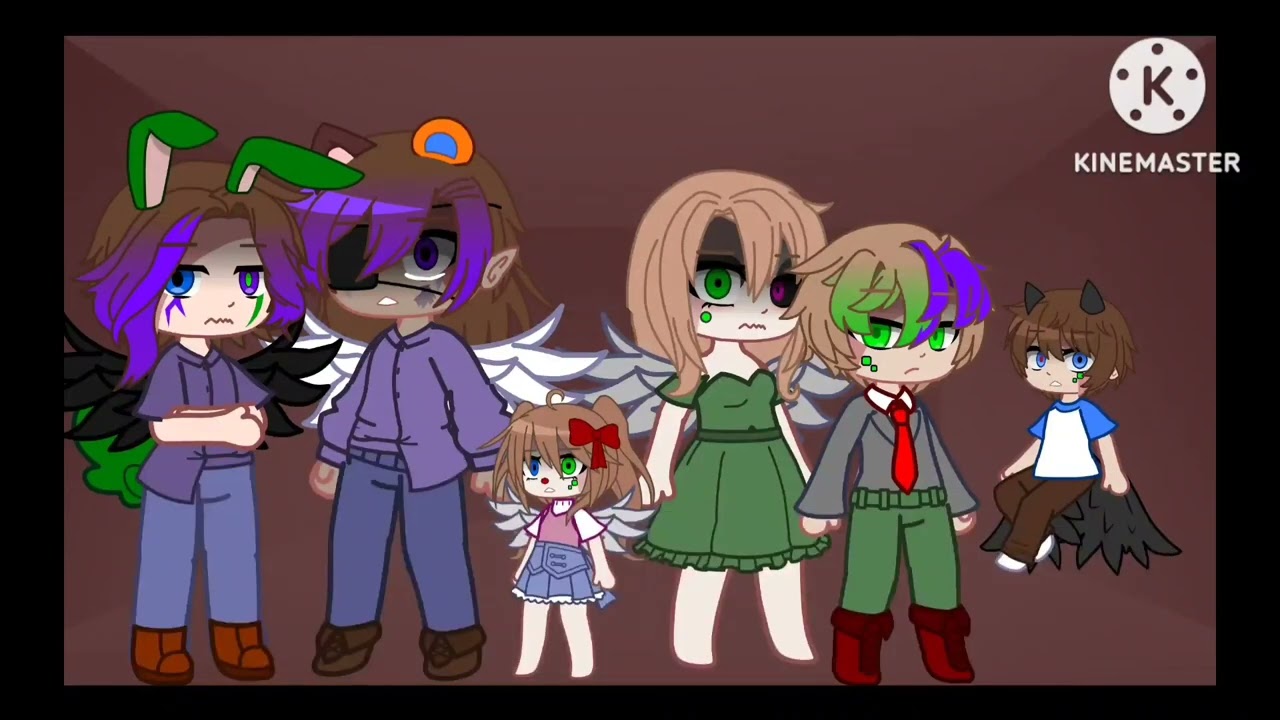 Michael as youngest au meet my og fnaf au (pt1) (pt 2 of they react to og au)