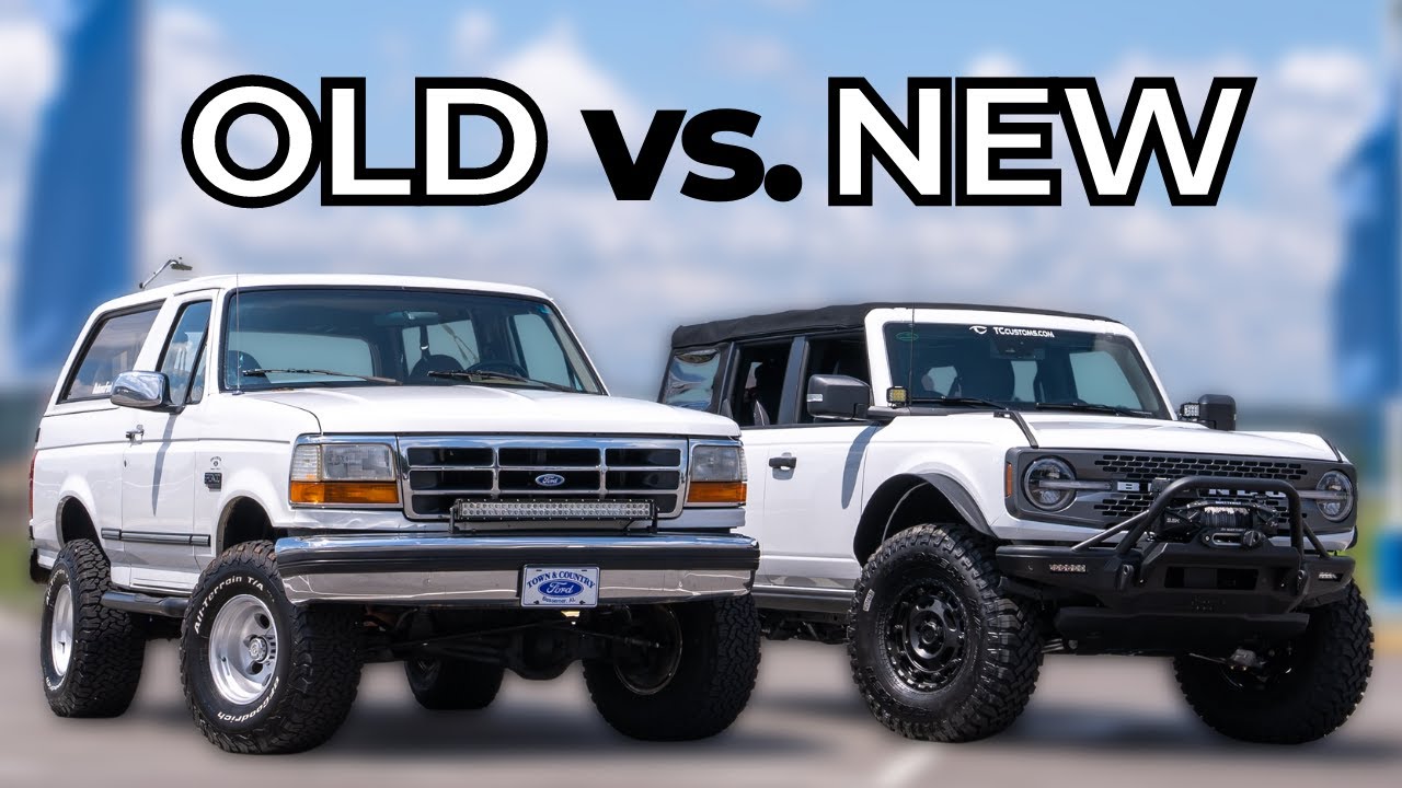 Ford Bronco — старый против нового